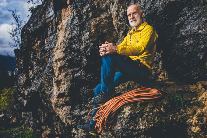 Letos praznuje dve pomembni obletnici, 50-letnico ukvarjanja z alpinizmom in 30 let od njegovega prvega zlatega cepina. | Foto: Grega Valančič/Sportida