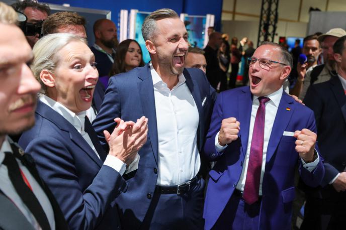 Afd | AfD je priljubljena na vzhodu Nemčije, zaradi vse večjega nezadovoljstva Nemcev ob pešanju nemškega gospodarstva pa se krepi tudi na zahodu države. | Foto Reuters