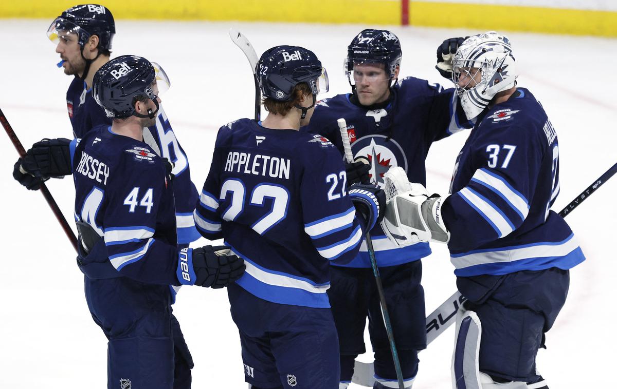 Winnipeg Jets | Hokejisti Winnipeg Jets so v severnoameriški ligi NHL premagali Tampo Bay Lightning s 7:4. | Foto Guliverimage