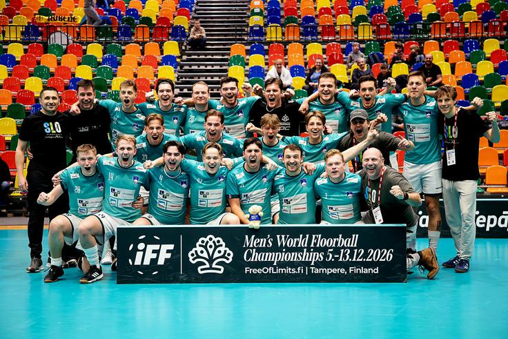 slovenska reprezentanca v floorballu | Foto: IFF