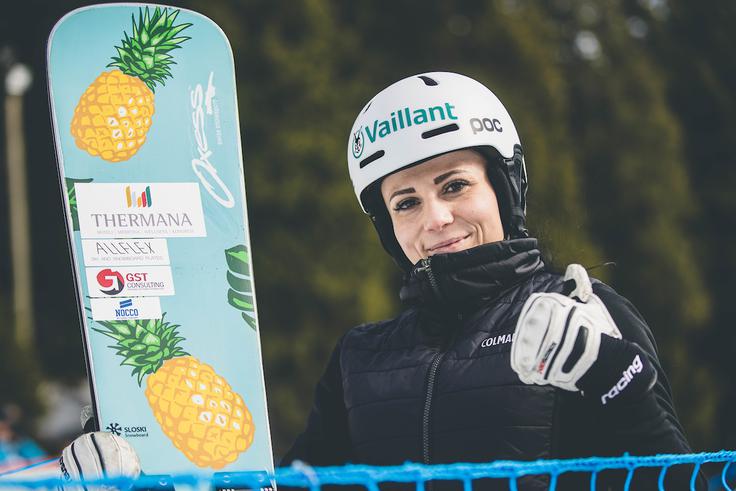 Sezono 2022/2023 je začela z osmim mestom v posamični konkurenci in šestim na ekipni tekmi z Žanom Koširjem. | Foto: Grega Valančič/Sportida