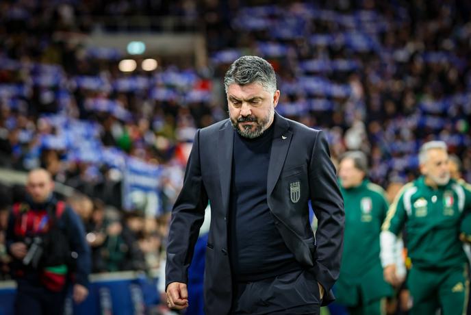 Gennaro Gattuso po polomu Italije v kvalifikacijah za svetovno prvenstvo ni več selektor