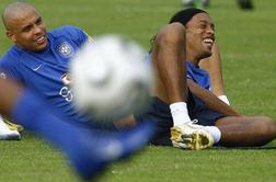 Brazilci v JAR brez Ronalda in Ronaldinha