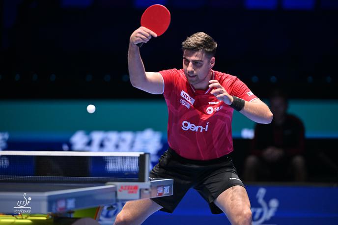 Darko Jorgić | Dobro razpoloženi Darko Jorgić je po novi zmagi že v osmini finala. | Foto worldtabletennis.com