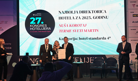 Slovenka prejela nagrado za najboljšo hotelsko direktorico na Hrvaškem