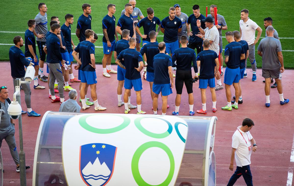 slovenska nogometna reprezentanca, trening, novinarska konferenca, Split | Foto Grega Valančič/Sportida