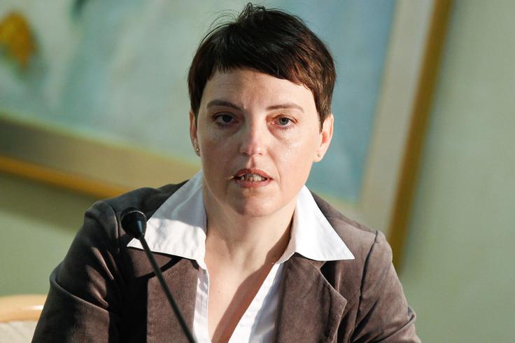 Katarina Beravs Bervar leta 2012, ko je še bila zaposlena pri farmacevtu Bayer. | Foto: STA