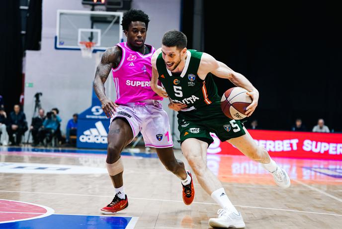 Oslabljena Cedevita Olimpija v zadnji četrtini strla Mego
