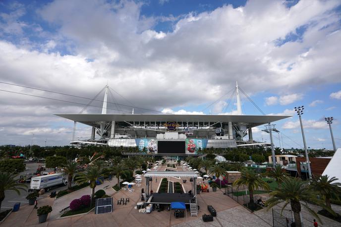 SuperBowl LIV | Stadion Hard Rock v Miamiju na Floridi bo v noči na ponedeljek po slovenskem času gostil 54. Super Bowl, finale lige NFL. | Foto Reuters