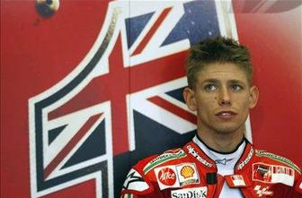 Casey Stoner najhitrejši v dežju