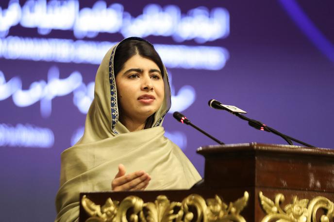 Malala Jusafzai | "Palestinski otroci so izgubili svoja življenja in prihodnost. Palestinsko dekle ne more imeti prihodnosti, ki si jo zasluži, če bombardirajo njeno šolo in ubijejo njeno družino," je dejala nobelova nagrajenka za mir Malala Jusafzai. | Foto Reuters