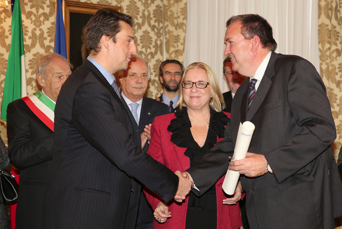 Slovenski novinar Jurij Paljk postal vitez Republike Italije