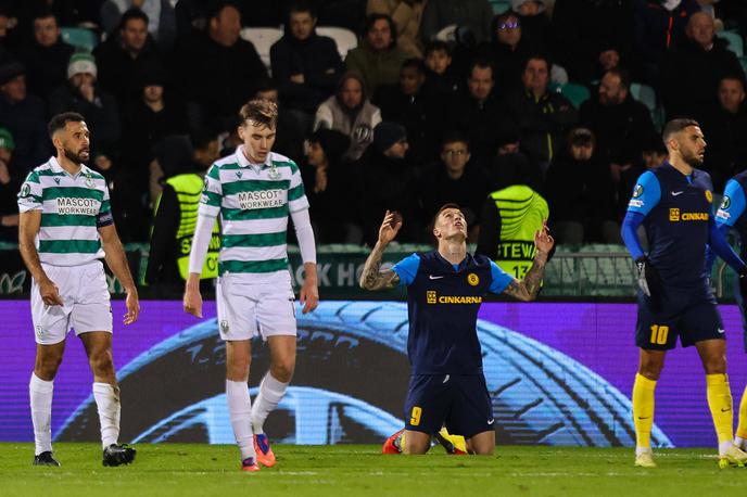 Franko Kovačević, Shamrock Rovers - NK Celje | Celjani so zmagali v Dublinu. Junak tekme je bil hrvaški napadalec Franko Kovačević. | Foto Guliverimage