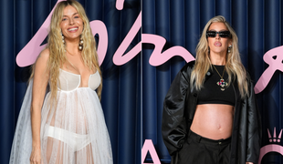 Kar dve zvezdnici pred fotografi pokazali nosečniška trebuščka