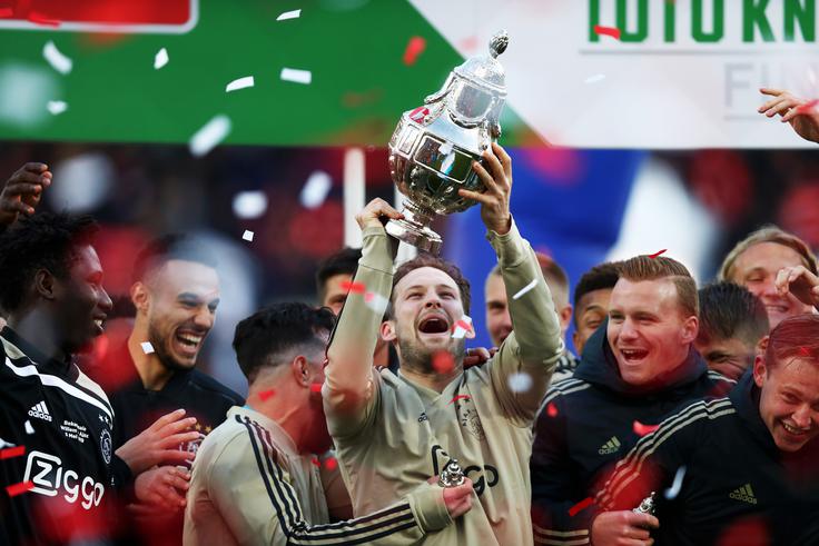 Prvi zadetek v finalu je dosegel Daley Blind. | Foto: Guliverimage/Getty Images