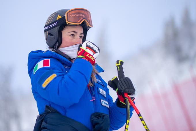 Sofia Goggia je zmagovalka letošnjega svetovnega pokala v smuku. | Foto: Sportida