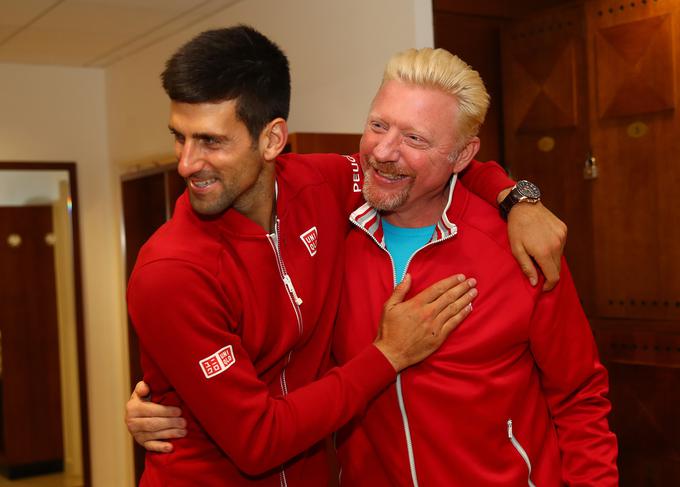 Boris Becker je tri leta uspešno sodeloval z Novakom Đokovićem. | Foto: 