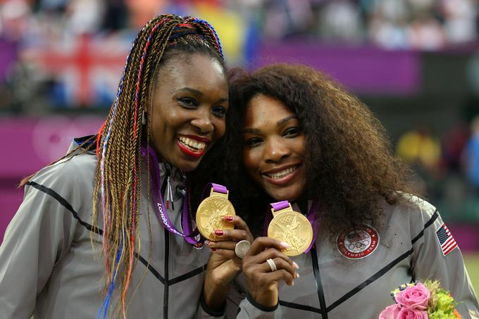 Sestri Williams imata pet zlatih olimpijskih odličij, štiri Venus in eno Serena. | Foto: 