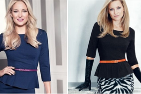Kate Hudson spet obraz znamke Ann Taylor, tokrat z zobobolom