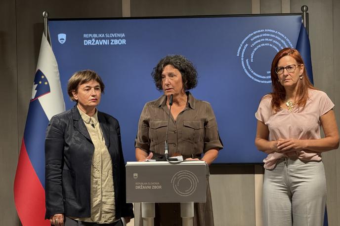 Opozicija, Svoboda, SD, Levica | V Svobodi menijo, da je referendum za demokracijo neprecenljiv, zato mora biti njegova izvedba "čim bolj predvidljiva, enostavna, pravična in tudi dostopna," je v današnji izjavi za medije poudarila poslanka Svobode Tereza Novak. | Foto STA