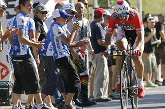 Cancellara v rumenem na dirki po Švici