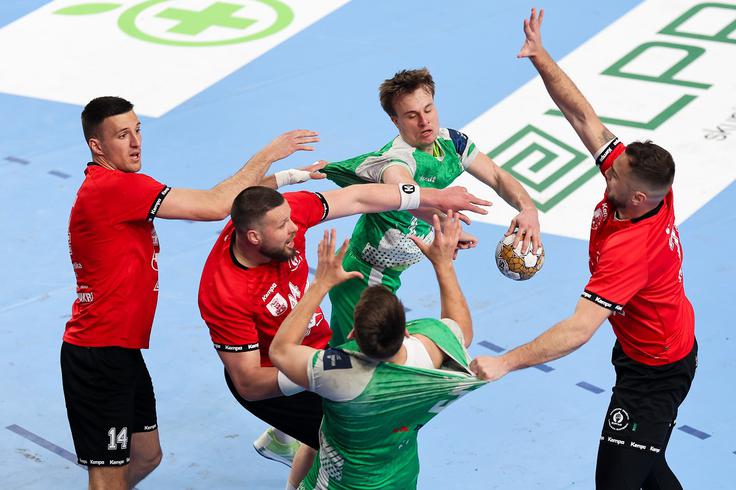 Slovan je še drugič ugnal Krko. | Foto: Filip Barbalić