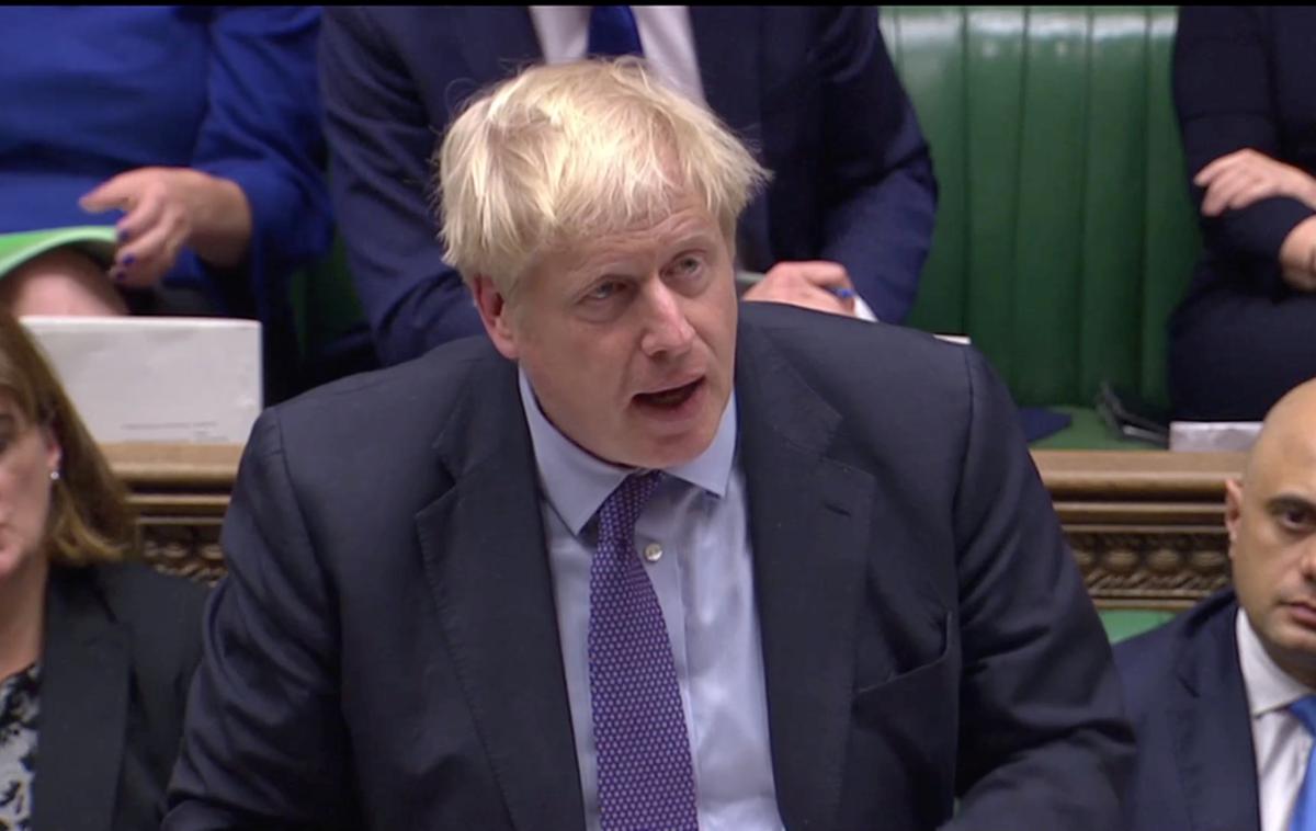 Boris Johnson | Britanski premier Boris Johnson si bo v primeru, da EU predlaga preložitev brexita do januarja, prizadeval za predčasne volitve. | Foto Reuters