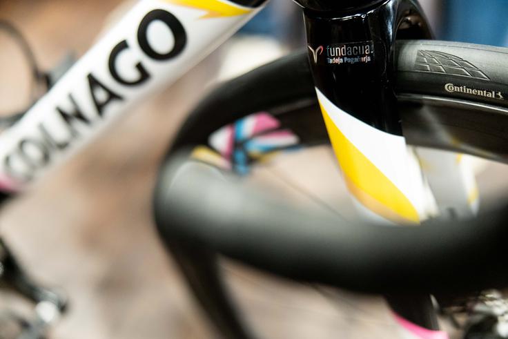 Logo Tadejeve fundacije je prav tako viden. | Foto: Vid Ponikvar/Sportida