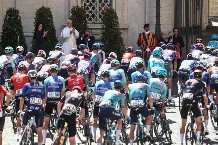 Giro 2025, Papež Leon XIV. | Foto: Reuters