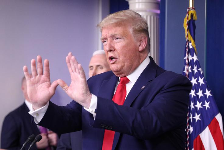 Trump je izjavil, da si ne more zamisliti, da bi nosil zaščitno masko, in da tega preprosto ne bo počel. | Foto: Reuters