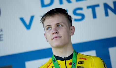 Nesrečen padec in poškodba mladega slovenskega kolesarja