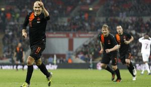 Robben o lepotici na Wembleyju (video)