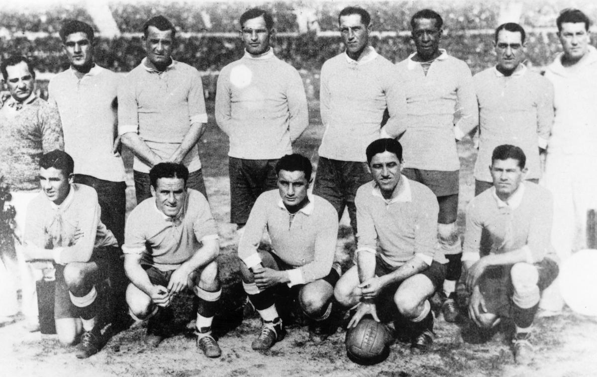SP 1930 Urugvaj | Urugvajčani so leta 1930 izkoristili prednost domačega igrišča in kot prvi osvojili naslov svetovnih prvakov. | Foto Guliver/Getty Images