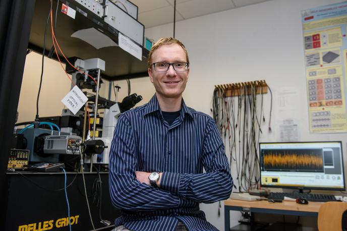Matjaž Humar | Matjaž Humar bo s svojo raziskovalno skupino prihodnje leto končal raziskovalni projekt ERC Cell-Lasers. | Foto STA