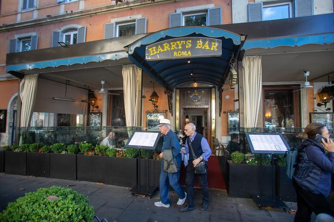 Incident se je zgodil pred znamenito restavracijo Harry's Bar v Rimu. | Foto: Profimedia