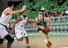 Cedevita Olimpija : Darušafaka, evropski pokal, eurocup