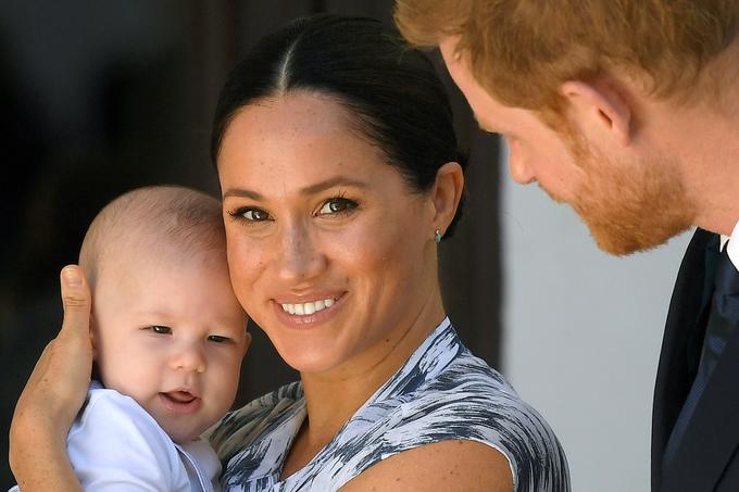 Meghan in Harry s sinom Archiejem.  | Foto: Reuters