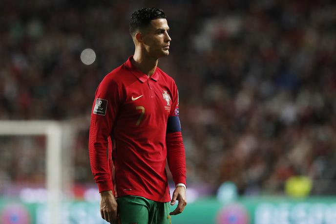 Cristiano Ronaldo | Cristiano Ronaldo je težko sprejel zapravljeno priložnost za preboj na SP 2022 proti Srbiji. | Foto Reuters
