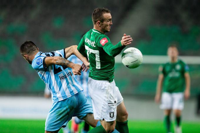 Proti Gorici je zabil edini gol na tekmi in bil tudi sicer najbolj nevaren nogometaš na igrišču. | Foto: Vid Ponikvar