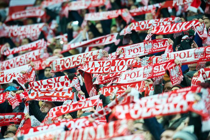 Navijači Poljske so poskrbeli za bučno ozračje. | Foto: Sportida