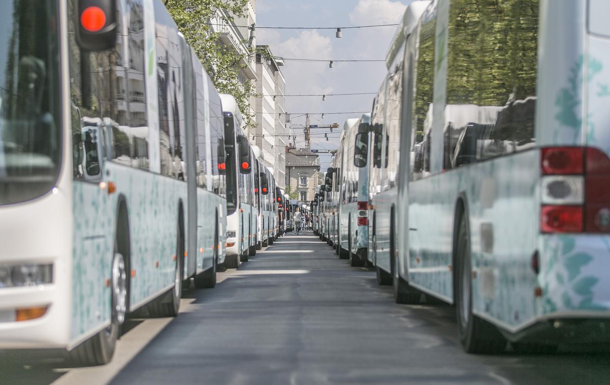 LPP avtobus Ljubljana | V ponedeljek bo po skoraj dveh mesecih oživel javni potniški promet. Tako vozniki kot potniki bodo morali upoštevati zaščitne ukrepe. | Foto Bojan Puhek