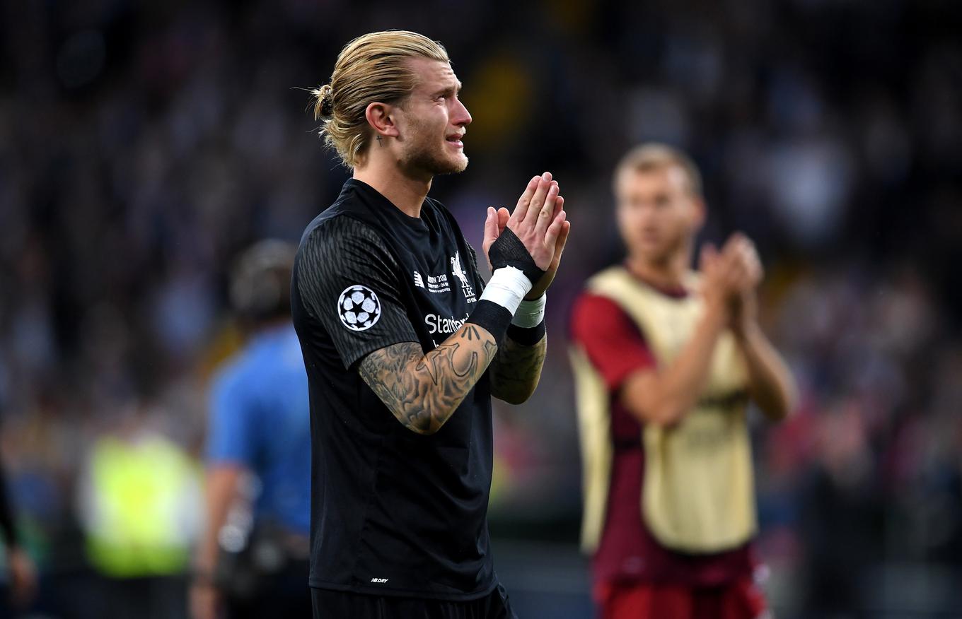 Assim, Loris Karis pediu perdão aos adeptos do Liverpool após a derrota na final da Liga dos Campeões frente ao Real Madrid, quando foi o responsável direto por dois golos. | Foto: Gulliverimage/Getty Images