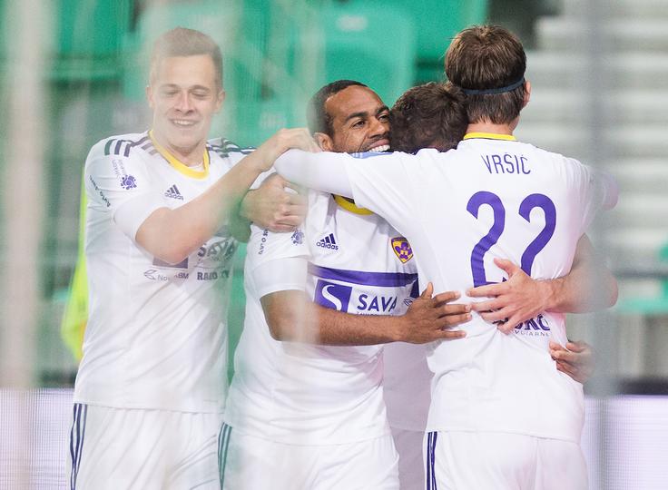 Mariborčani bodo v sredo v Ljudskem vrtu, kjer bosta zaprti južna in severna tribuna, v štajerskem derbiju pričakali Celjane. | Foto: Vid Ponikvar