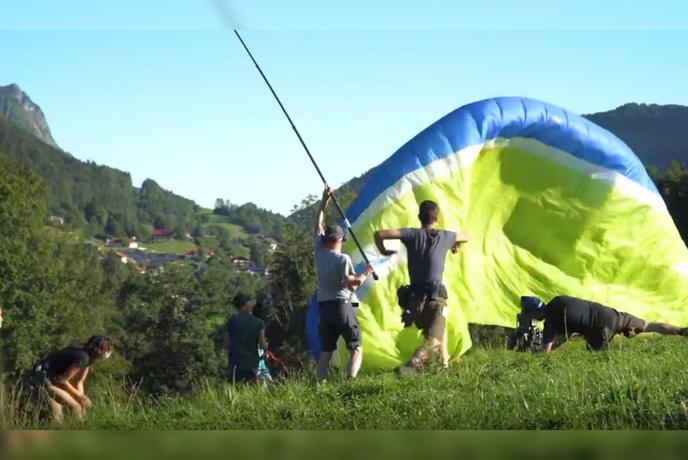 Kako poteka snemanje serije v gorah? Preverite! #video