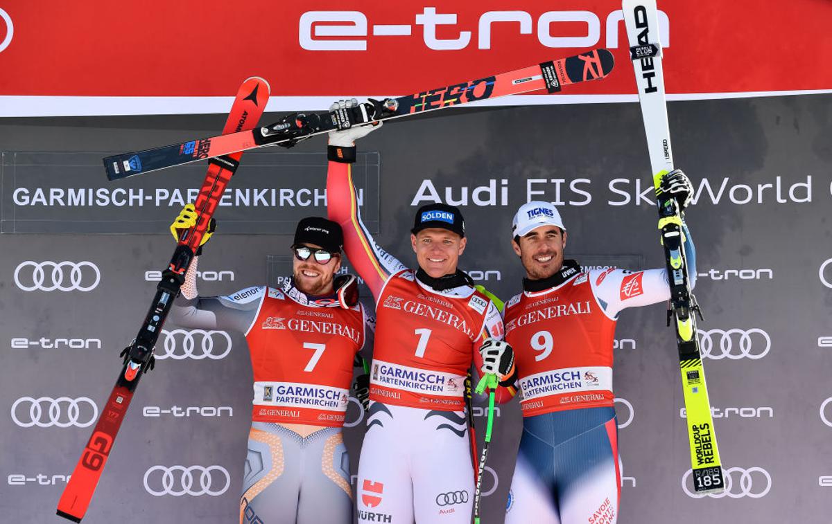 Thomas Dressen | Thomas Dressen je veliki zmagovalec smuka v Garmisch-Partenkirchnu.  | Foto Getty Images