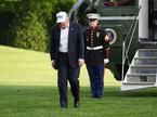 Donald Trump po vrnitvi iz Pekinga