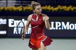 Simona Halep zanesljivo v drugi krog