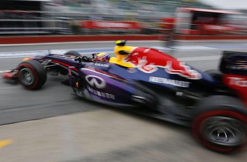 Na tretjem treningu Webber pred vsemi