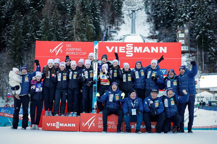Nika Prevc je prišla do svoje 31. zmage v karieri. | Foto: Luka Kotnik
