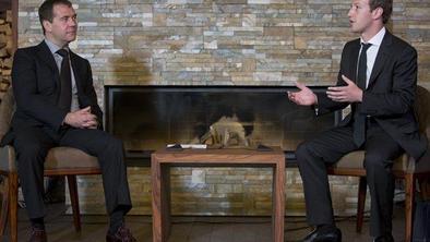 Mark Zuckerberg na obisku v Rusiji